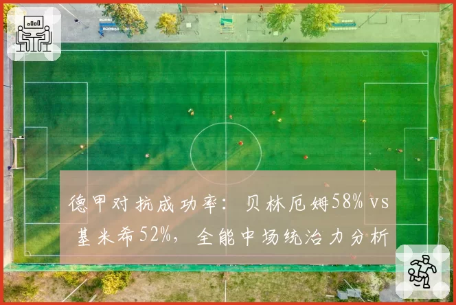 德甲对抗成功率：贝林厄姆58% vs 基米希52%，全能中场统治力分析