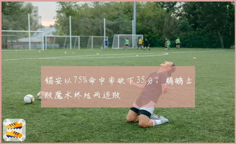 锡安以75%命中率砍下35分，鹈鹕击败魔术终结两连败