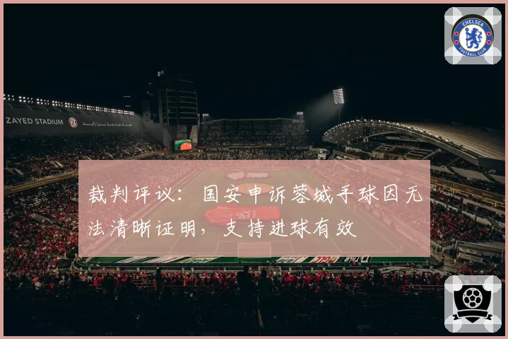 裁判评议：国安申诉蓉城手球因无法清晰证明，支持进球有效